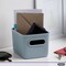 Superio Plastic Storage Container Bins, Organizer Baskets, Boxes for Organizing Closet Shelves Drawer Shelf